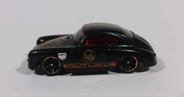 2016 Hot Wheels Showroom 10/10 Porsche 359A Outlaw Black Diecast Toy Car Vehicle - Treasure Valley Antiques & Collectibles