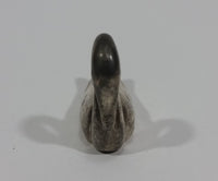 Vintage Small Tiny Little Miniature Metal Swan Bird 2 1/4" Long Figurine - Treasure Valley Antiques & Collectibles