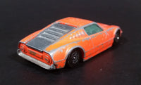 1970s Corgi Juniors Ford GT 70 Orange Die Cast Toy Car Vehicle - Opening Hood Rear Mounted Engine - Treasure Valley Antiques & Collectibles