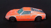 1970s Corgi Juniors Ford GT 70 Orange Die Cast Toy Car Vehicle - Opening Hood Rear Mounted Engine - Treasure Valley Antiques & Collectibles