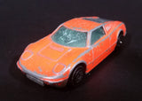 1970s Corgi Juniors Ford GT 70 Orange Die Cast Toy Car Vehicle - Opening Hood Rear Mounted Engine - Treasure Valley Antiques & Collectibles