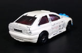 1998 Hot Wheels First Editions Ford Escort Rally #8 Metalflake White & Blue Die Cast Toy Car Vehicle - Treasure Valley Antiques & Collectibles