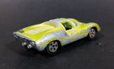 Vintage 1970s TinToys W.T. 240 Porsche Yellow Green Die Cast Toy Sports Car Vehicle - Hong Kong - Treasure Valley Antiques & Collectibles