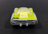Vintage 1970s TinToys W.T. 240 Porsche Yellow Green Die Cast Toy Sports Car Vehicle - Hong Kong - Treasure Valley Antiques & Collectibles