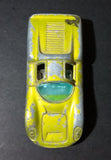 Vintage 1970s TinToys W.T. 240 Porsche Yellow Green Die Cast Toy Sports Car Vehicle - Hong Kong - Treasure Valley Antiques & Collectibles