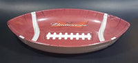 Budweiser Beer American Football Shaped Plastic Serving Platter Tray Sports Collectible - Treasure Valley Antiques & Collectibles