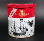 Vintage 1980s Borkum Riff Cherry Liqueur Flavor 12 oz Pipe Tobacco Tin - Empty - Treasure Valley Antiques & Collectibles