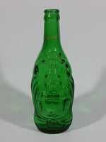 Lucky Buddha Lager Embossed 330 mL Green Glass Beer Bottle Collectible - Treasure Valley Antiques & Collectibles