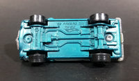 2010 Hot Wheels Muscle Mania 1969 Pontiac Firebird T/A Metalflake Aqua Blue Die Cast Toy Car Vehicle - Treasure Valley Antiques & Collectibles
