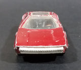 Rare Vintage PlayArt Lamborghini Marzal w/ Hub caps (1 missing) Maroon Red Die Cast Toy Car Vehicle - Treasure Valley Antiques & Collectibles