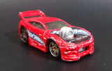 2003 Hot Wheels First Editions 'Tooned' 1996 Mitsubishi Eclipse Red Die Cast Toy Car Vehicle - Treasure Valley Antiques & Collectibles