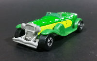 1981 Hot Wheels '31 Doozie Green (Yellow sides) Hong Kong Die Cast Toy Car Vehicle - Treasure Valley Antiques & Collectibles