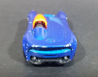 2015 Hot Wheels Monoposto Blue Die Cast Toy Car Vehicle - Treasure Valley Antiques & Collectibles