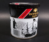 Vintage Borkum Riff Bourbon Whiskey 12 oz Pipe Tobacco Tin - Empty - Treasure Valley Antiques & Collectibles