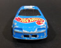 1998 Hot Wheels Racer Nascar #44 Blue Die Cast Toy Race Car Vehicle McDonald's Happy Meal - Treasure Valley Antiques & Collectibles