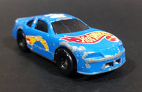 1998 Hot Wheels Racer Nascar #44 Blue Die Cast Toy Race Car Vehicle McDonald's Happy Meal - Treasure Valley Antiques & Collectibles