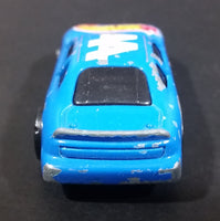 1998 Hot Wheels Racer Nascar #44 Blue Die Cast Toy Race Car Vehicle McDonald's Happy Meal - Treasure Valley Antiques & Collectibles