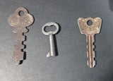 Vintage Collectible Mixed Variety Lot of 11 Keys w/ Lock (12 Pieces) - Treasure Valley Antiques & Collectibles