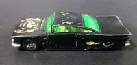 2001 Hot Wheels 1959 Chevrolet Impala Monster #1 Black Die Cast Toy Low Rider Car Vehicle - Treasure Valley Antiques & Collectibles