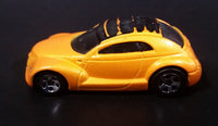 1999 Hot Wheels First Editions Chrysler Pronto Pearl Yellow Orange Die Cast Toy Car Vehicle - Treasure Valley Antiques & Collectibles