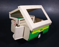 Vintage Tonka Pressed Steel and Plastic Green and Beige Pull Behind Camper - Treasure Valley Antiques & Collectibles