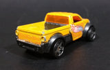 2003 Hot Wheels First Editions Dodge M80 Truck Yellow Orange Die Cast Toy Car Vehicle - Treasure Valley Antiques & Collectibles