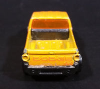 2003 Hot Wheels First Editions Dodge M80 Truck Yellow Orange Die Cast Toy Car Vehicle - Treasure Valley Antiques & Collectibles