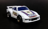 Vintage Martini Porsche #8 White Pullback Friction Race Car Die Cast Toy Vehicle - Made in Hong Kong - Treasure Valley Antiques & Collectibles