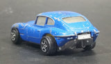 1970s Corgi Juniors Whizzwheels Jaguar E-Type 2+2 Blue Die Cast Toy Car Vehicle with Opening Hood - Treasure Valley Antiques & Collectibles