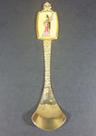 Vintage Atamnas Gold Tone Spoon Korean Souvenir Travel Collectible - Treasure Valley Antiques & Collectibles