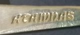 Vintage Atamnas Gold Tone Spoon Korean Souvenir Travel Collectible - Treasure Valley Antiques & Collectibles