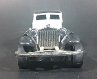 Vintage Yatming 1930s Cadillac V16 Coupe White w/ Black Top Die Cast Friction Toy Classic Car Vehicle - Treasure Valley Antiques & Collectibles