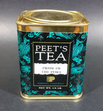 Collectible Peet's Tea Teal & Black Tin 'Pride of The Port' Berkeley, California 1/4 Lb Empty - Treasure Valley Antiques & Collectibles