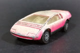 1970s Corgi Juniors Whizzwheels #77 Ital Design Bizzarrini Manta Hot Pink Die Cast Toy Car Vehicle - Treasure Valley Antiques & Collectibles