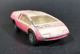 1970s Corgi Juniors Whizzwheels #77 Ital Design Bizzarrini Manta Hot Pink Die Cast Toy Car Vehicle - Treasure Valley Antiques & Collectibles