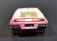 1970s Corgi Juniors Whizzwheels #77 Ital Design Bizzarrini Manta Hot Pink Die Cast Toy Car Vehicle - Treasure Valley Antiques & Collectibles