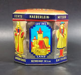 Vintage Haeberlein Metzger Nunnberg 5 Fine "Elisen" Spiced Cakes Empty Sweets Tin - Made in Germany - Treasure Valley Antiques & Collectibles