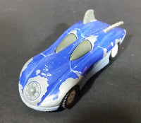 1994 McDonald's Hot Wheels Turbine 4-2 #5 Blue Die Cast Toy Car - Happy Meal - Treasure Valley Antiques & Collectibles