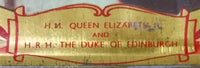 1953 Queen Elizabeth II & The Duke of Edinburgh Coronation Harry Vincent Ltd Toffee Tin - Treasure Valley Antiques & Collectibles