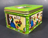 1982 Celestial Seasonings Sleepytime Herb Tea Empty Green Tin Container - Treasure Valley Antiques & Collectibles