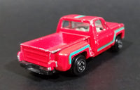 1980s Yatming Chevy Stepside Red Pickup Truck No. 1601 Die Cast Toy Car Vehicle - Made in China - Treasure Valley Antiques & Collectibles