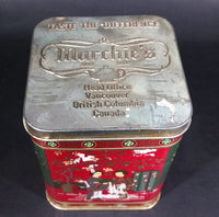 Collectible 1978 Murchie's "Taste The Difference" Red, Gold Tea Tin Container - Vancouver, B.C. - Treasure Valley Antiques & Collectibles