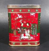 Collectible 1978 Murchie's "Taste The Difference" Red, Gold Tea Tin Container - Vancouver, B.C. - Treasure Valley Antiques & Collectibles