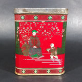 Collectible 1978 Murchie's "Taste The Difference" Red, Gold Tea Tin Container - Vancouver, B.C. - Treasure Valley Antiques & Collectibles