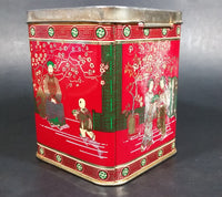 Collectible 1978 Murchie's "Taste The Difference" Red, Gold Tea Tin Container - Vancouver, B.C. - Treasure Valley Antiques & Collectibles