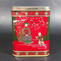 Collectible 1978 Murchie's "Taste The Difference" Red, Gold Tea Tin Container - Vancouver, B.C. - Treasure Valley Antiques & Collectibles