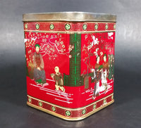 Collectible 1978 Murchie's "Taste The Difference" Red, Gold Tea Tin Container - Vancouver, B.C. - Treasure Valley Antiques & Collectibles