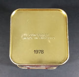 Collectible 1978 Murchie's "Taste The Difference" Red, Gold Tea Tin Container - Vancouver, B.C. - Treasure Valley Antiques & Collectibles