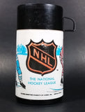 Vintage Rare 1974 Aladdin Canadian NHL Ice Hockey Orange and Black Lunch Box Thermos Set - Treasure Valley Antiques & Collectibles