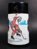 Vintage Rare 1974 Aladdin Canadian NHL Ice Hockey Orange and Black Lunch Box Thermos Set - Treasure Valley Antiques & Collectibles